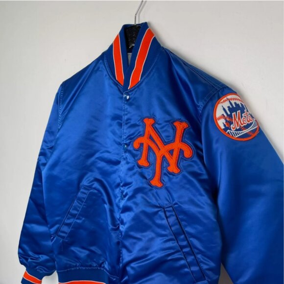 Vintage 80s NY METS MLB Starter Jacket Small - Picture 2 of 5